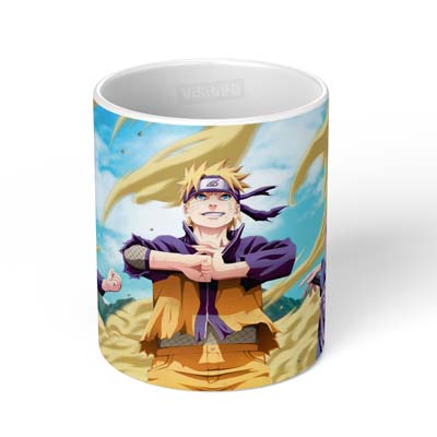 Team 7 - Naruto, Sasuke and Sakura Anime Ceramic Coffee Mug 11oz